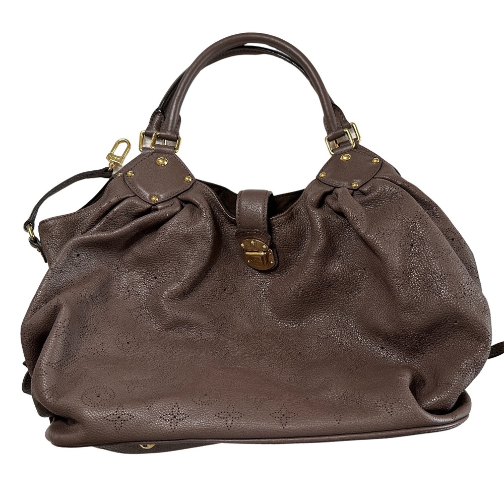 Louis Vuitton Mahinia L Hobo -  Chocolate Shoulder Bag